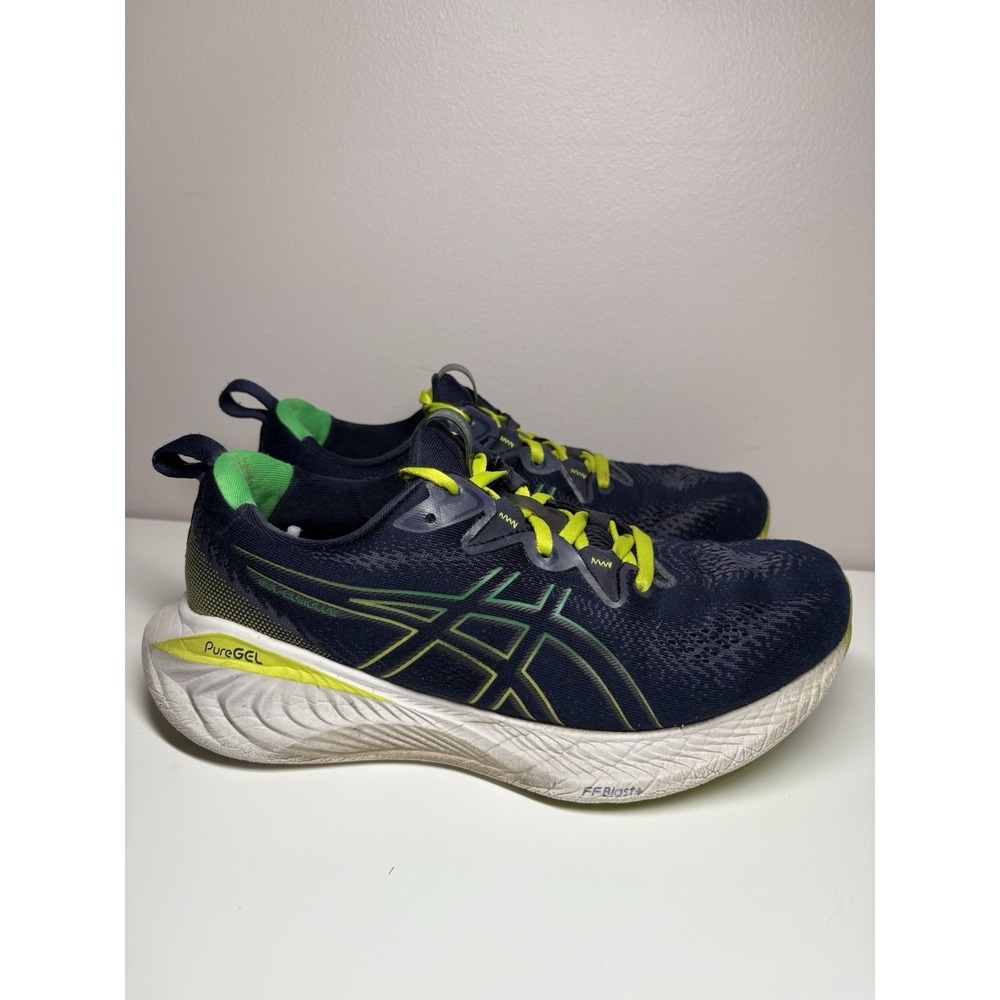 Asics Gel-Cumulus 25 Midnight Cilantro Athletic Gym Running Shoes Mens- Size 8.5